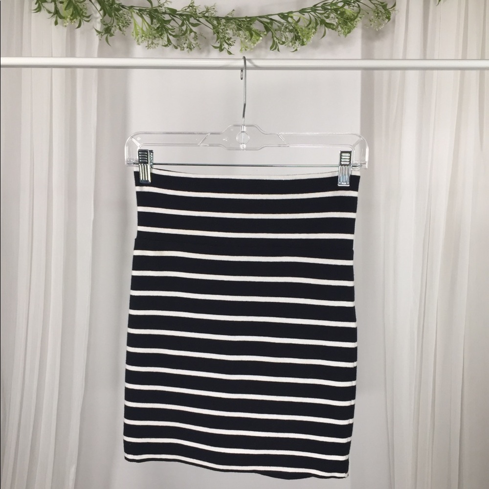 B&W Bodycon Skirt